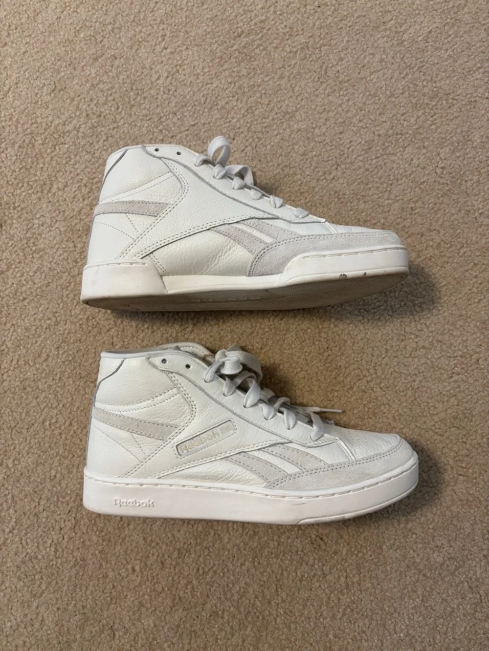 Reebok Club C Form Hi High-Top Sneaker in White Size 8 Men’s (9.5-10 Women’s)
